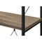 Monarch Specialties Bookshelf, Bookcase, 4 Tier, 48 in.H, Office, Bedroom, Brown Laminate, Black Metal, Contemporary I 7800 - alternate 4